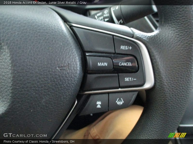 Lunar Silver Metallic / Gray 2018 Honda Accord EX Sedan