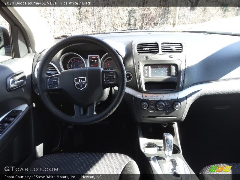Vice White / Black 2020 Dodge Journey SE Value