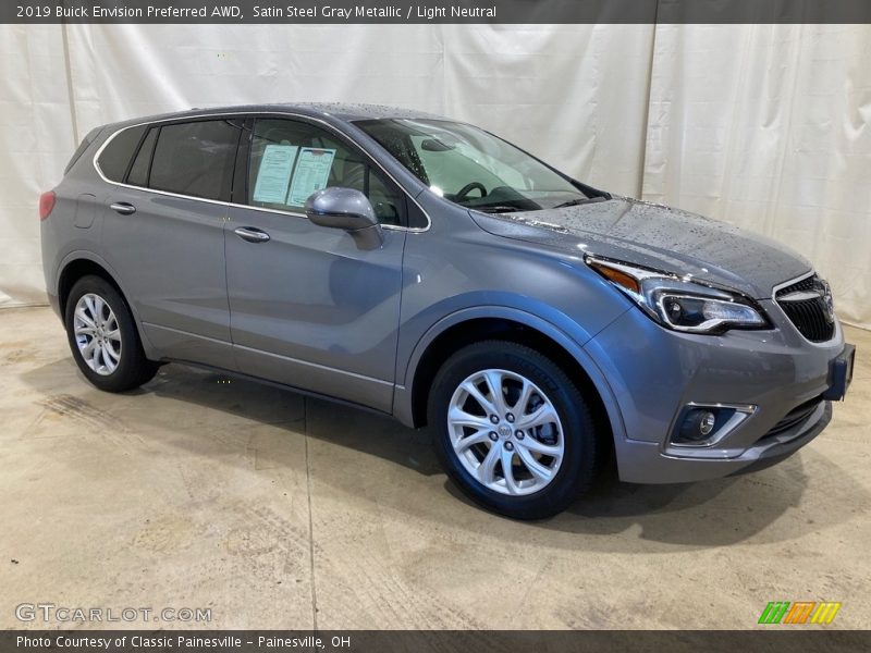 Satin Steel Gray Metallic / Light Neutral 2019 Buick Envision Preferred AWD