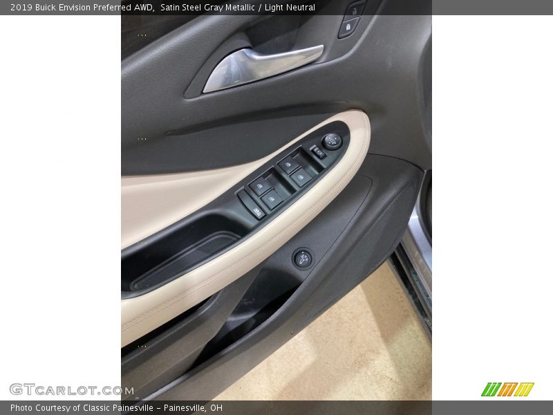 Satin Steel Gray Metallic / Light Neutral 2019 Buick Envision Preferred AWD