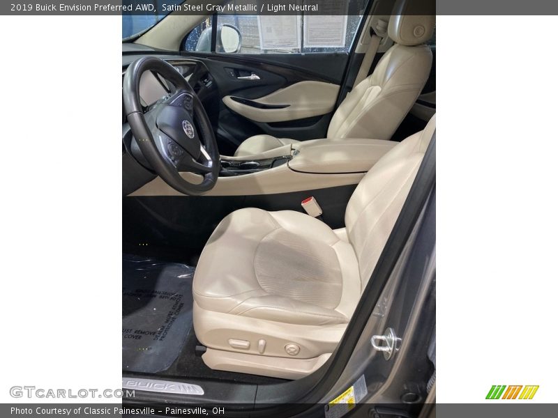 Satin Steel Gray Metallic / Light Neutral 2019 Buick Envision Preferred AWD
