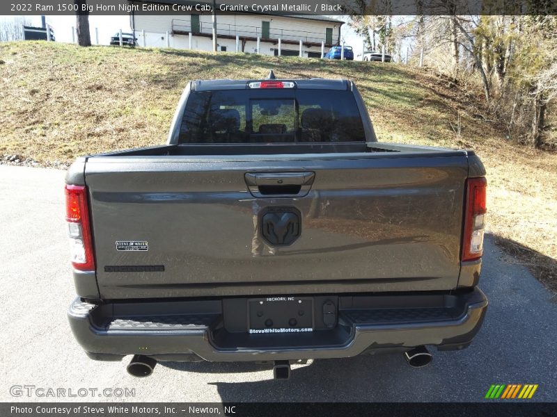 Granite Crystal Metallic / Black 2022 Ram 1500 Big Horn Night Edition Crew Cab
