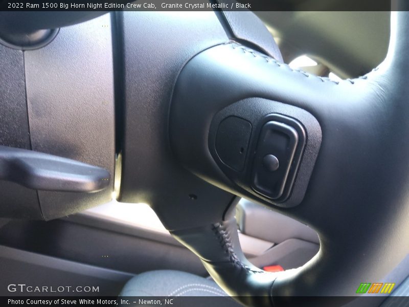 Granite Crystal Metallic / Black 2022 Ram 1500 Big Horn Night Edition Crew Cab