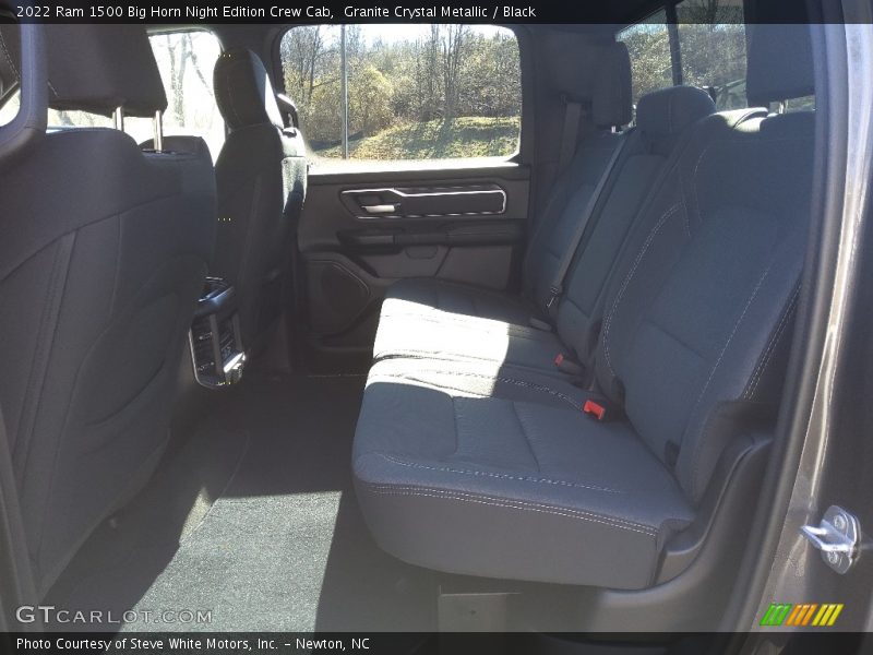 Granite Crystal Metallic / Black 2022 Ram 1500 Big Horn Night Edition Crew Cab