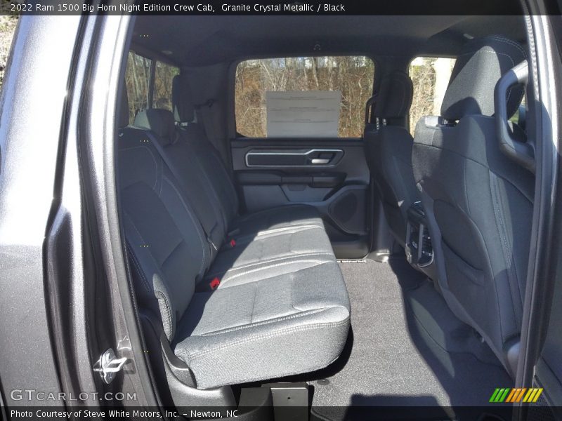 Granite Crystal Metallic / Black 2022 Ram 1500 Big Horn Night Edition Crew Cab