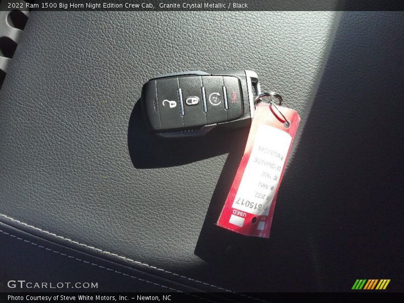 Granite Crystal Metallic / Black 2022 Ram 1500 Big Horn Night Edition Crew Cab