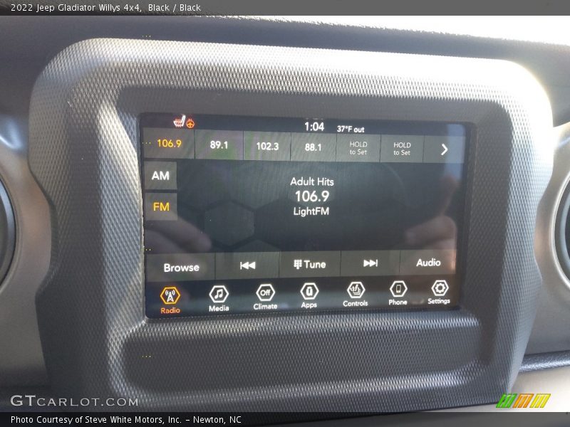 Black / Black 2022 Jeep Gladiator Willys 4x4