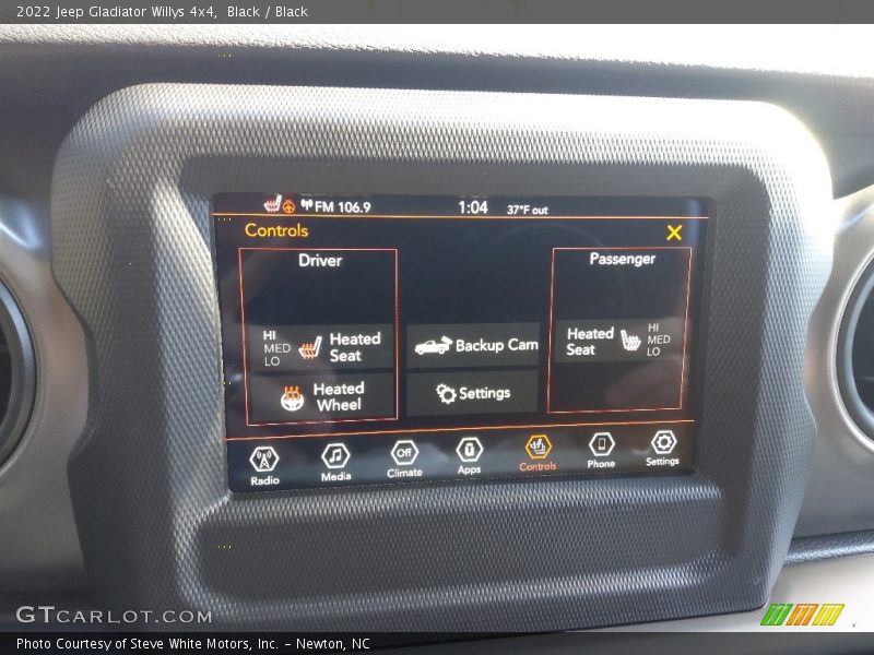 Black / Black 2022 Jeep Gladiator Willys 4x4