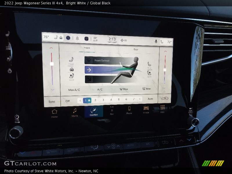 Bright White / Global Black 2022 Jeep Wagoneer Series III 4x4