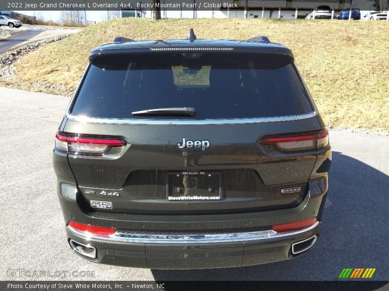 Rocky Mountain Pearl / Global Black 2022 Jeep Grand Cherokee L Overland 4x4