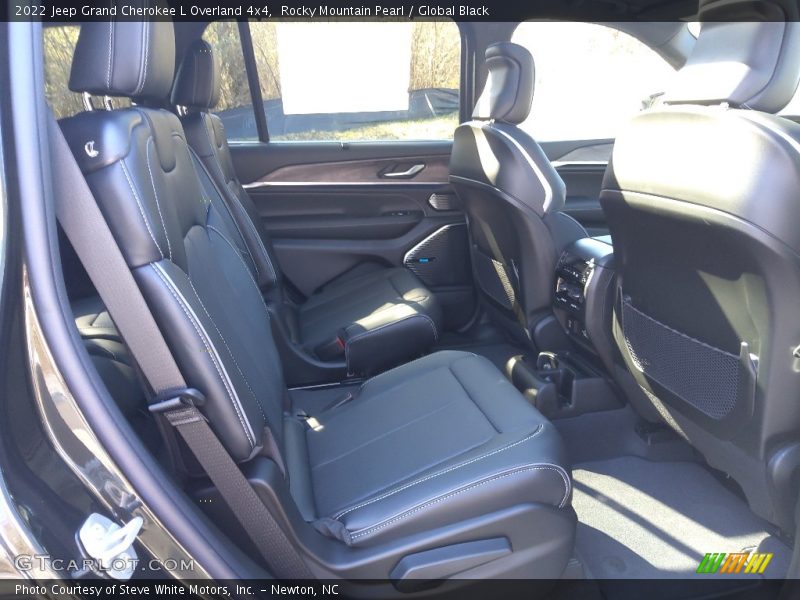 Rocky Mountain Pearl / Global Black 2022 Jeep Grand Cherokee L Overland 4x4