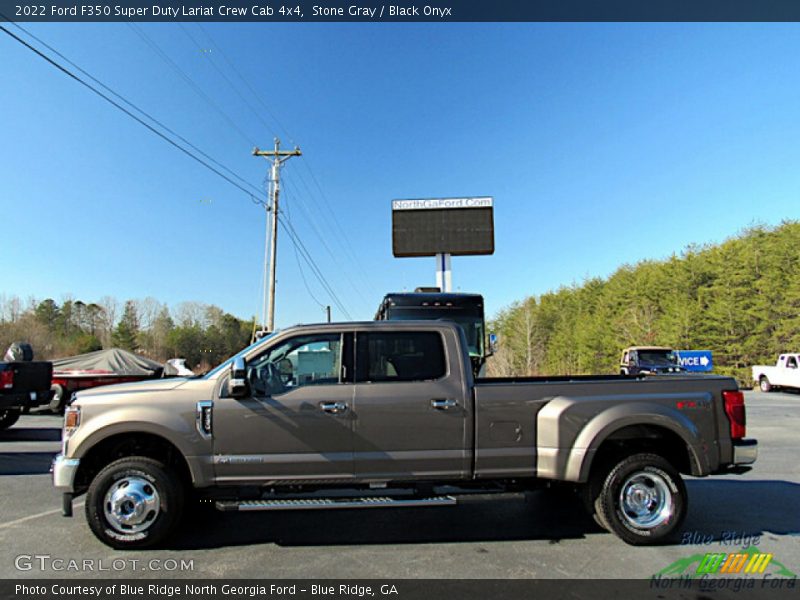 Stone Gray / Black Onyx 2022 Ford F350 Super Duty Lariat Crew Cab 4x4