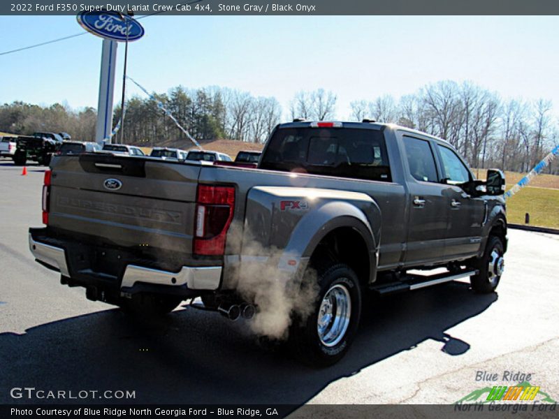 Stone Gray / Black Onyx 2022 Ford F350 Super Duty Lariat Crew Cab 4x4