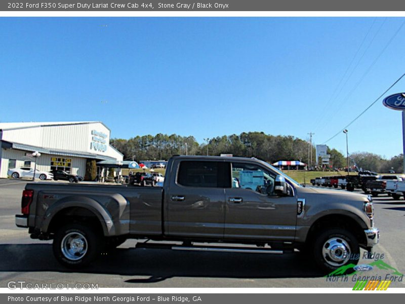 Stone Gray / Black Onyx 2022 Ford F350 Super Duty Lariat Crew Cab 4x4