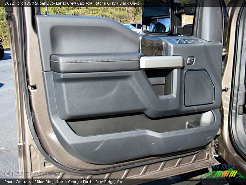 Stone Gray / Black Onyx 2022 Ford F350 Super Duty Lariat Crew Cab 4x4