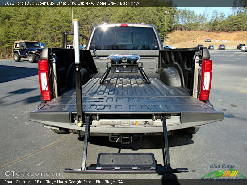 Stone Gray / Black Onyx 2022 Ford F350 Super Duty Lariat Crew Cab 4x4