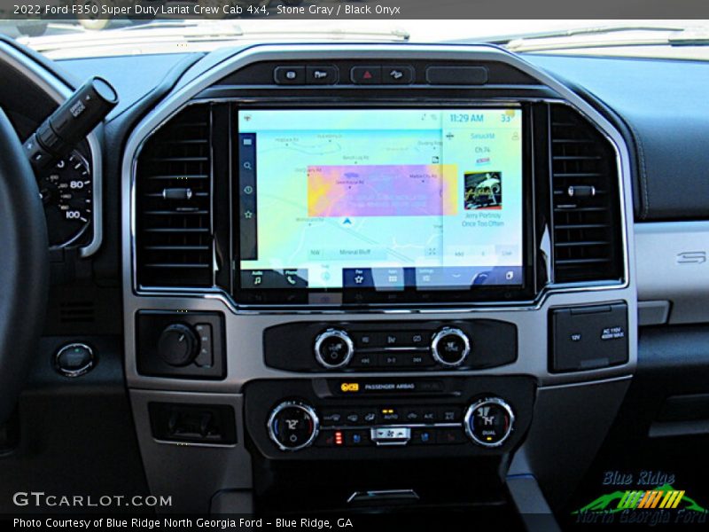 Stone Gray / Black Onyx 2022 Ford F350 Super Duty Lariat Crew Cab 4x4