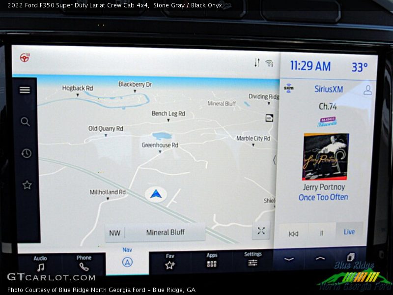 Stone Gray / Black Onyx 2022 Ford F350 Super Duty Lariat Crew Cab 4x4