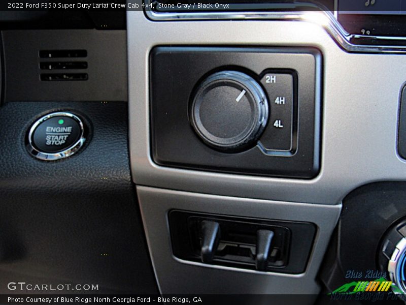 Stone Gray / Black Onyx 2022 Ford F350 Super Duty Lariat Crew Cab 4x4