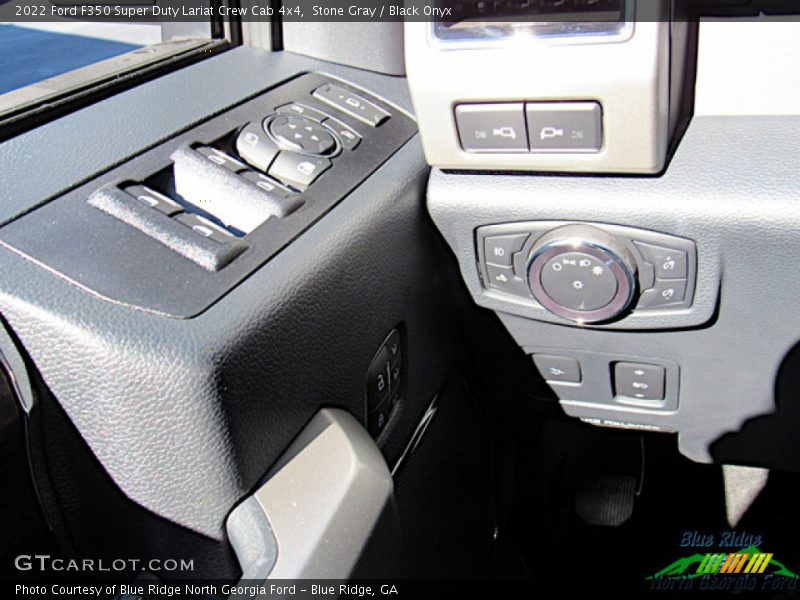 Stone Gray / Black Onyx 2022 Ford F350 Super Duty Lariat Crew Cab 4x4
