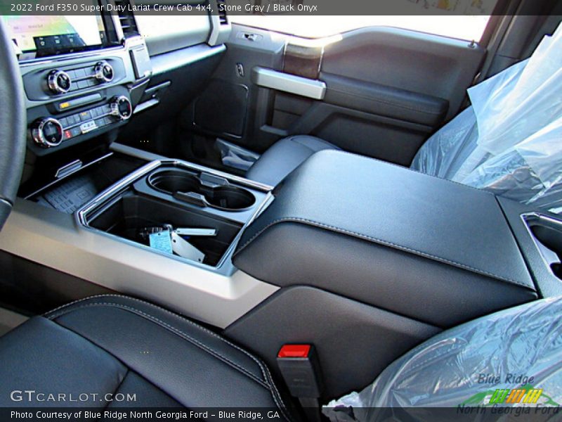 Stone Gray / Black Onyx 2022 Ford F350 Super Duty Lariat Crew Cab 4x4