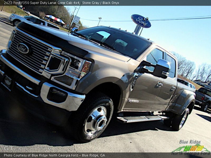 Stone Gray / Black Onyx 2022 Ford F350 Super Duty Lariat Crew Cab 4x4