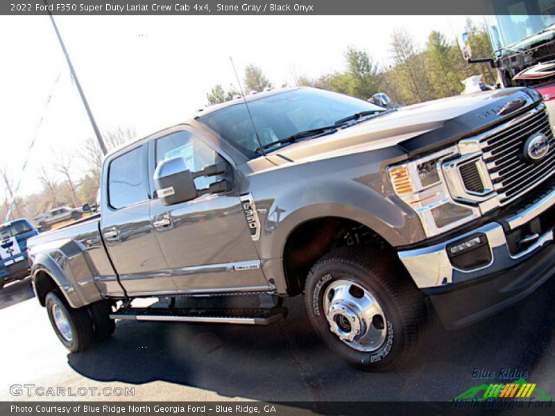 Stone Gray / Black Onyx 2022 Ford F350 Super Duty Lariat Crew Cab 4x4