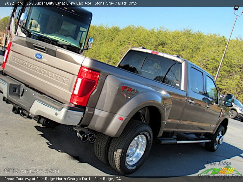 Stone Gray / Black Onyx 2022 Ford F350 Super Duty Lariat Crew Cab 4x4