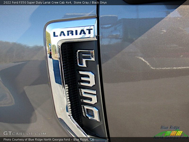 Stone Gray / Black Onyx 2022 Ford F350 Super Duty Lariat Crew Cab 4x4