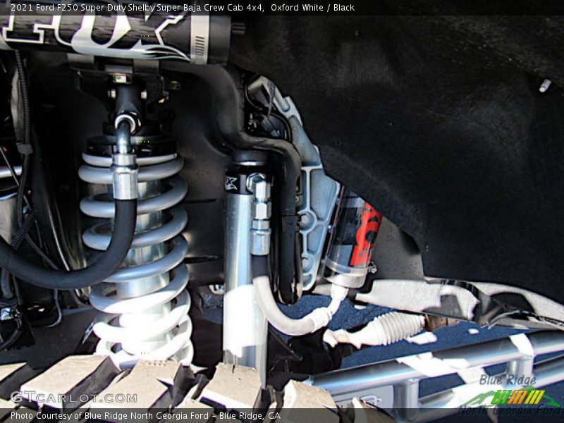 Undercarriage of 2021 F250 Super Duty Shelby Super Baja Crew Cab 4x4