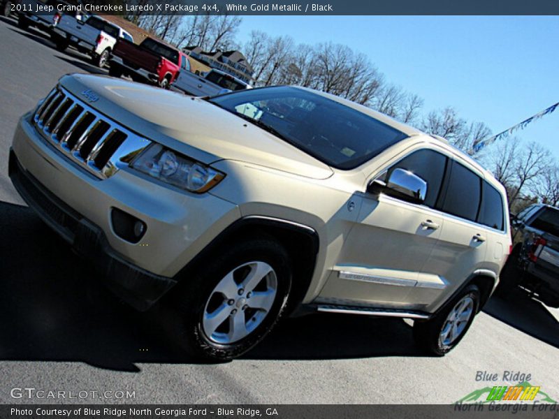 White Gold Metallic / Black 2011 Jeep Grand Cherokee Laredo X Package 4x4