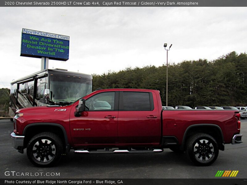 Cajun Red Tintcoat / Gideon/­Very Dark Atmosphere 2020 Chevrolet Silverado 2500HD LT Crew Cab 4x4