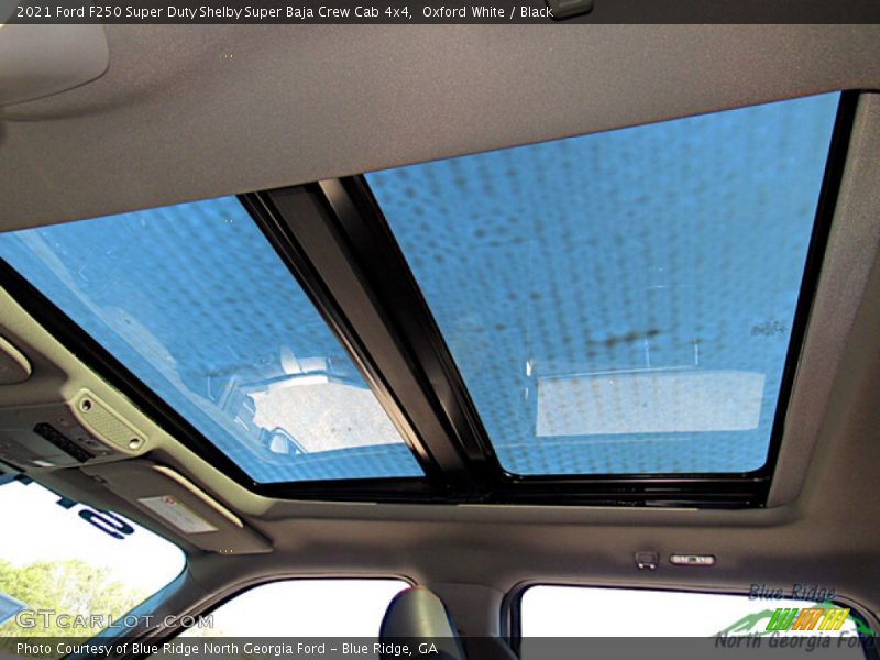 Sunroof of 2021 F250 Super Duty Shelby Super Baja Crew Cab 4x4