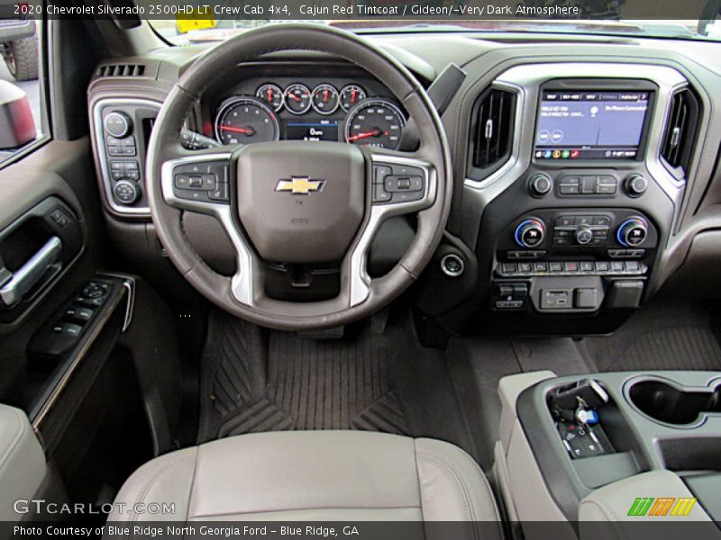 Cajun Red Tintcoat / Gideon/­Very Dark Atmosphere 2020 Chevrolet Silverado 2500HD LT Crew Cab 4x4
