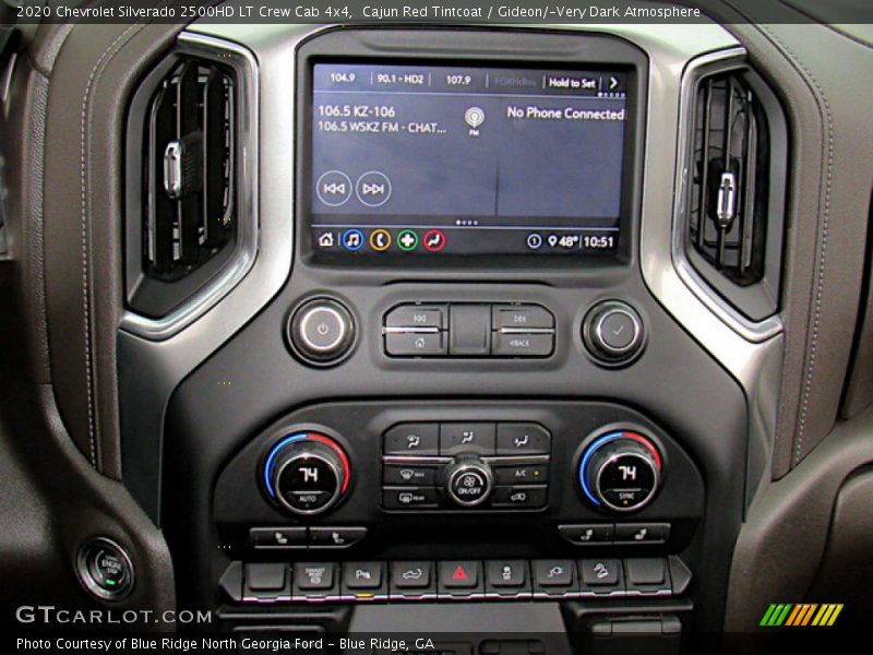 Cajun Red Tintcoat / Gideon/­Very Dark Atmosphere 2020 Chevrolet Silverado 2500HD LT Crew Cab 4x4