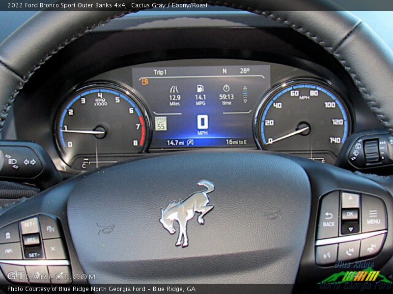 Cactus Gray / Ebony/Roast 2022 Ford Bronco Sport Outer Banks 4x4