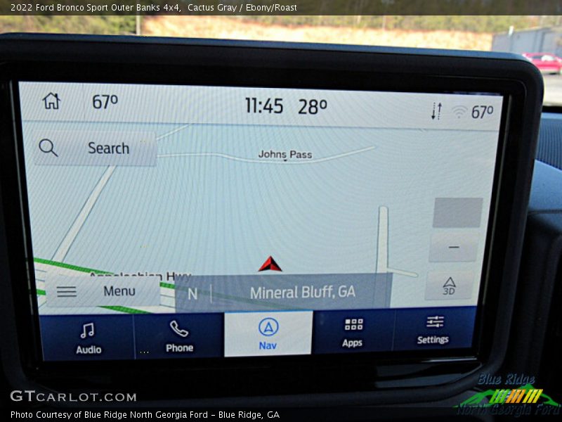 Cactus Gray / Ebony/Roast 2022 Ford Bronco Sport Outer Banks 4x4