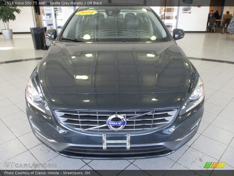 Saville Grey Metallic / Off Black 2014 Volvo S60 T5 AWD