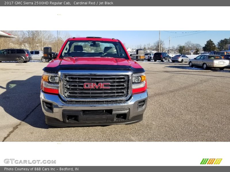 Cardinal Red / Jet Black 2017 GMC Sierra 2500HD Regular Cab