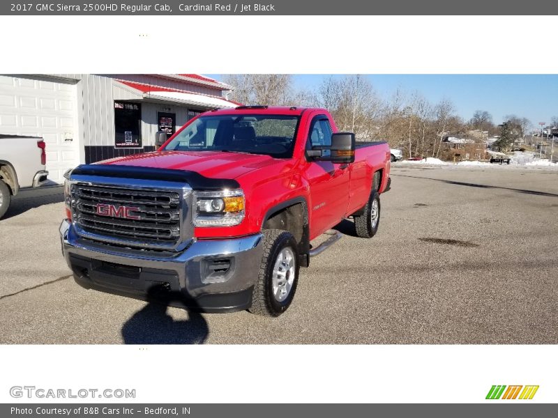 Cardinal Red / Jet Black 2017 GMC Sierra 2500HD Regular Cab