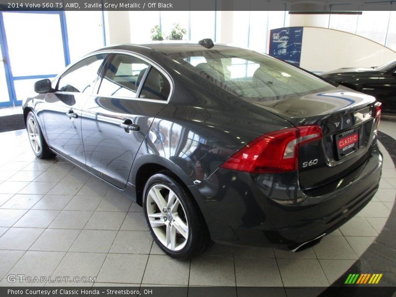 Saville Grey Metallic / Off Black 2014 Volvo S60 T5 AWD