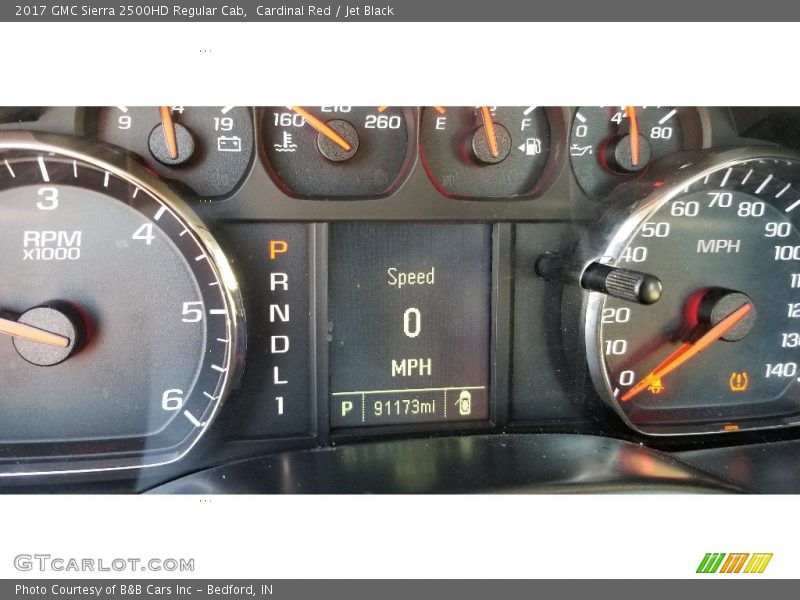  2017 Sierra 2500HD Regular Cab Regular Cab Gauges