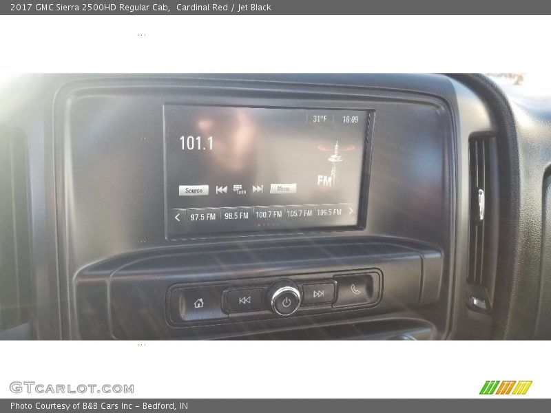 Cardinal Red / Jet Black 2017 GMC Sierra 2500HD Regular Cab