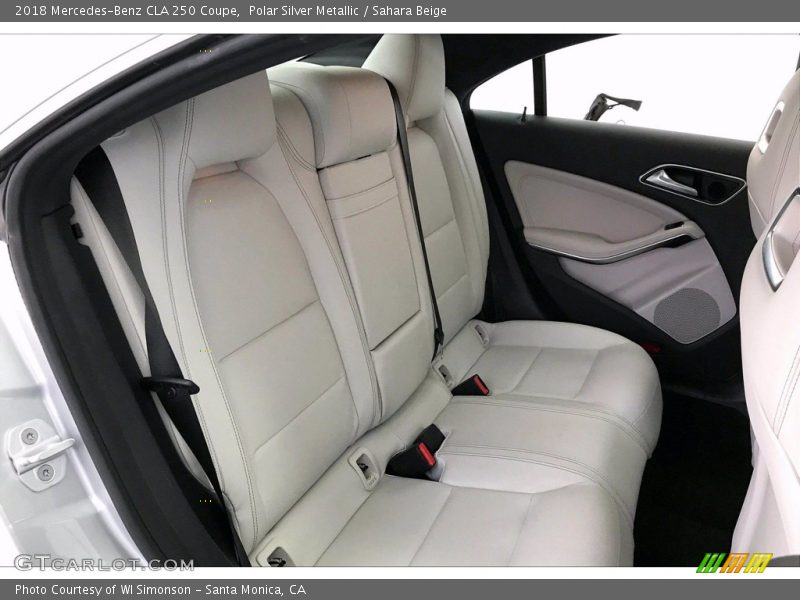 Polar Silver Metallic / Sahara Beige 2018 Mercedes-Benz CLA 250 Coupe