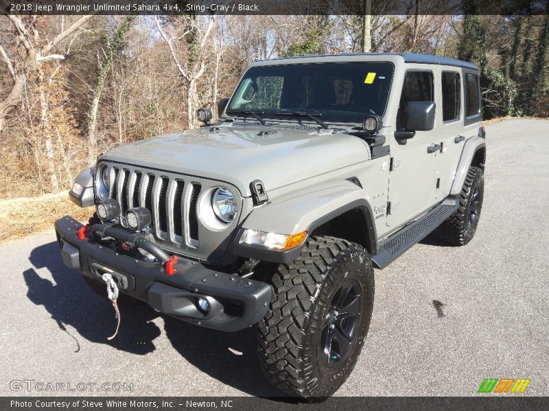 Sting-Gray / Black 2018 Jeep Wrangler Unlimited Sahara 4x4