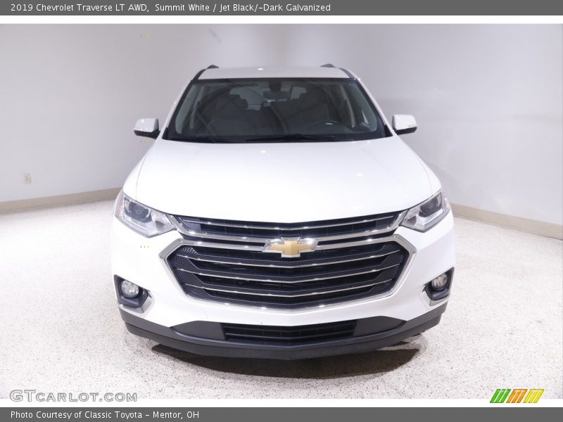 Summit White / Jet Black/­Dark Galvanized 2019 Chevrolet Traverse LT AWD