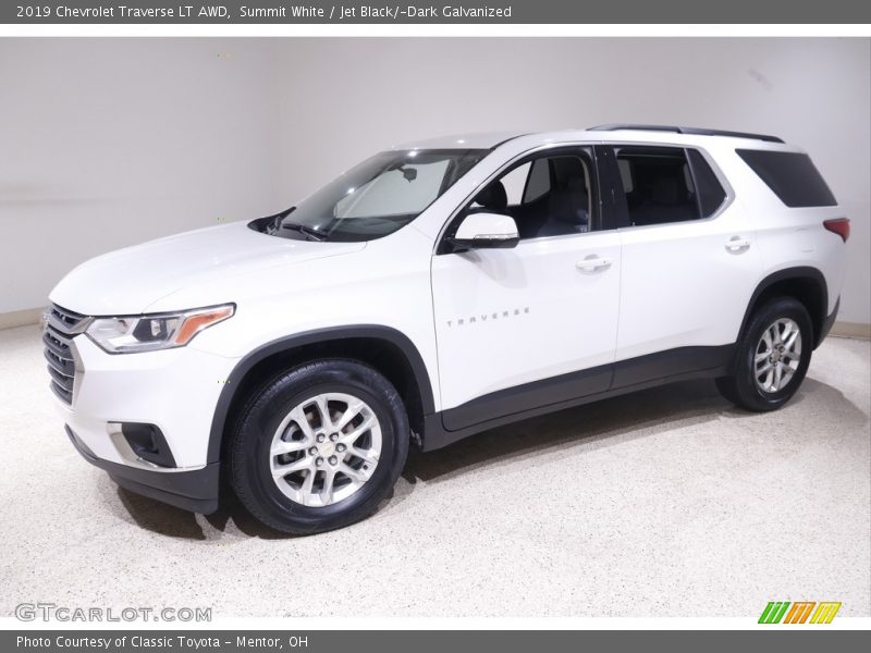 Summit White / Jet Black/­Dark Galvanized 2019 Chevrolet Traverse LT AWD