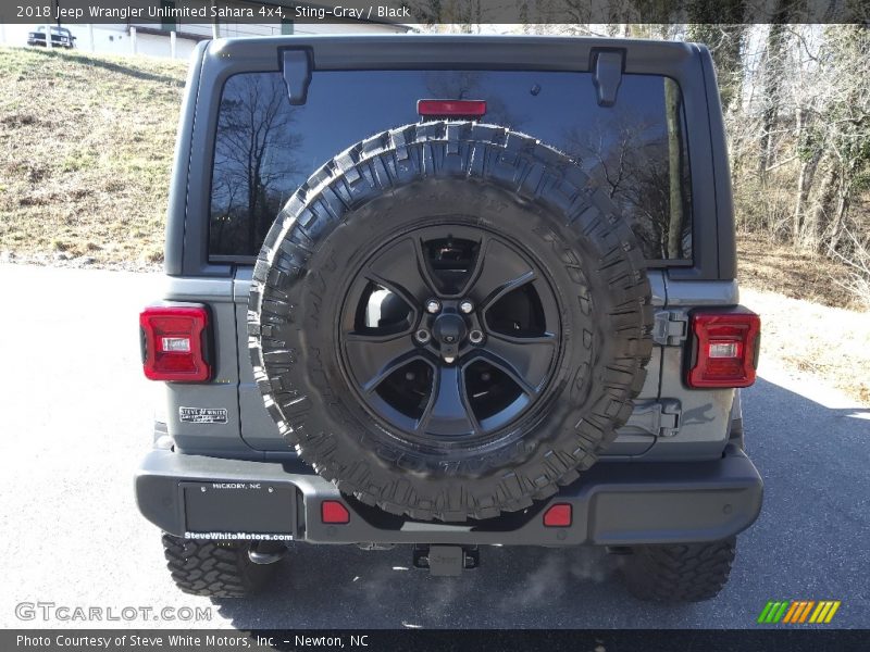 Sting-Gray / Black 2018 Jeep Wrangler Unlimited Sahara 4x4