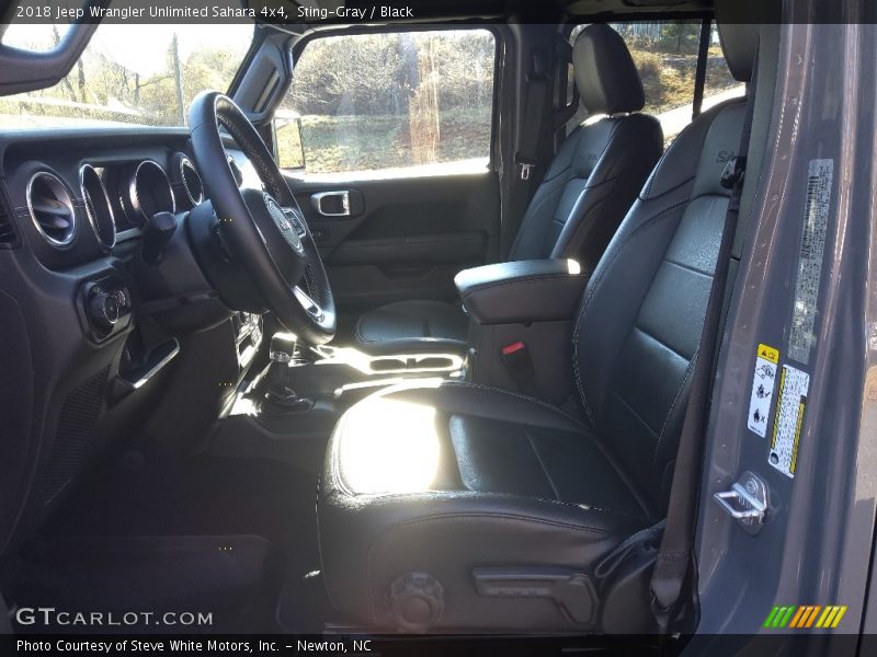 Sting-Gray / Black 2018 Jeep Wrangler Unlimited Sahara 4x4