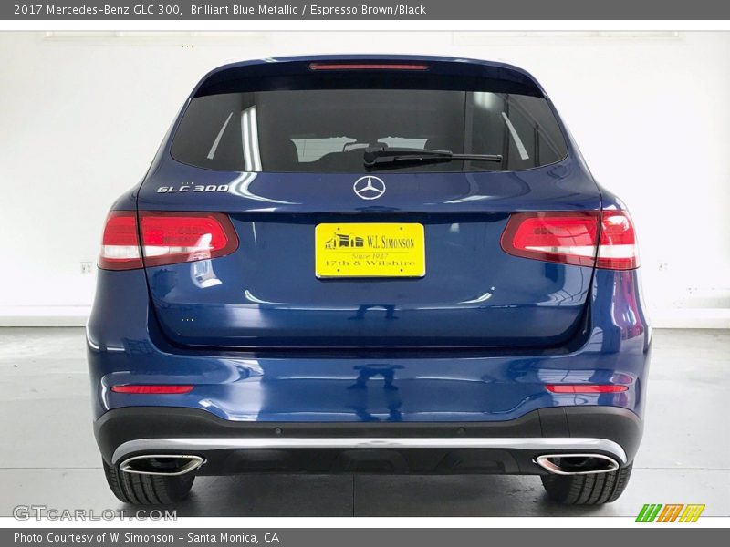 Brilliant Blue Metallic / Espresso Brown/Black 2017 Mercedes-Benz GLC 300